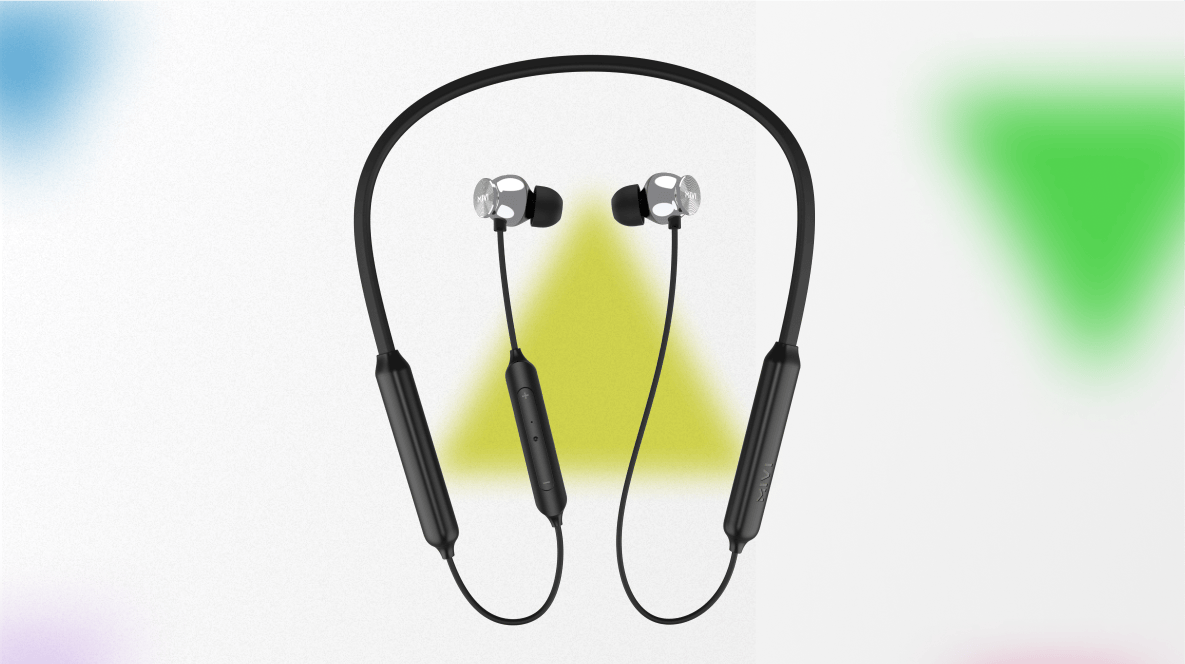 Collar classic pro neckband with yellow and white background