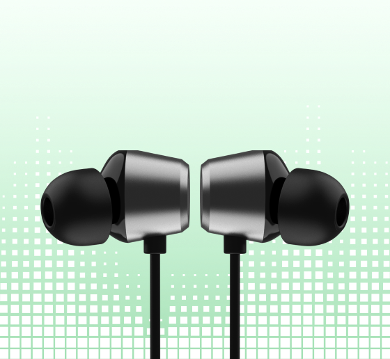 Deep bass feature in Collar D 25 neckband