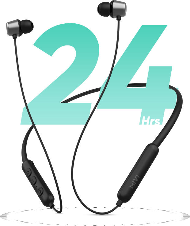 Play on to go feature in Collar D 25 Neckband