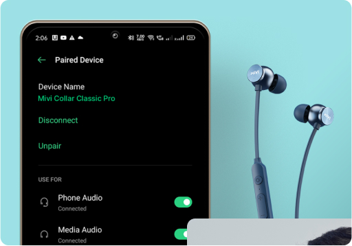 Bluetooth Connectivity in Neckband
