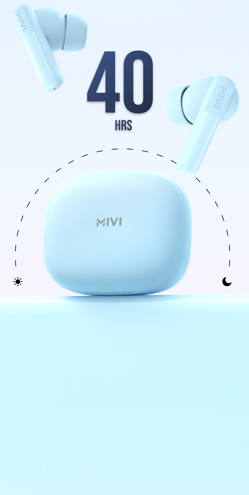 DuoPods K2 - 40+ Hours Charging - Mobile