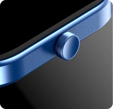 Metalic finish Model E smart watch