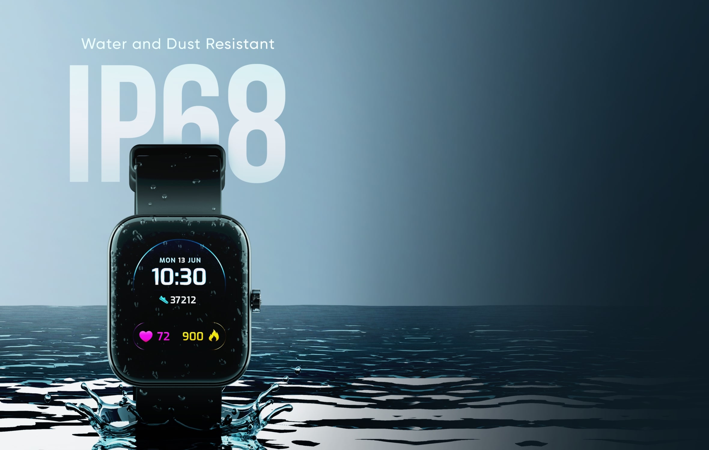 IP 68 Water resistant Model E smart watch