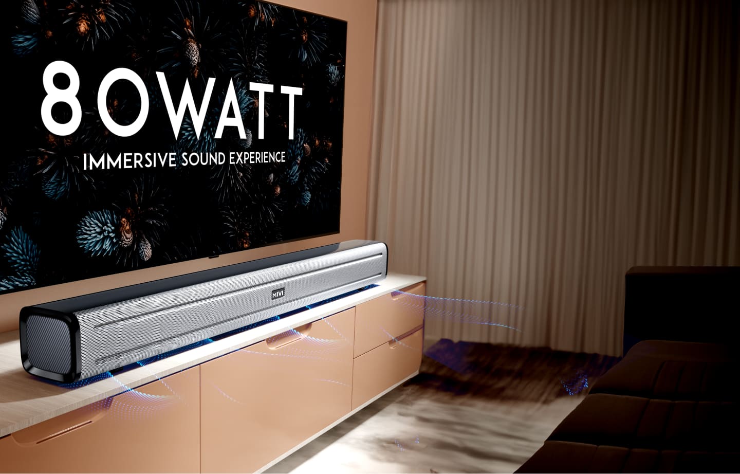 Fort S80 - 80 Watts Soundbar - Desktop