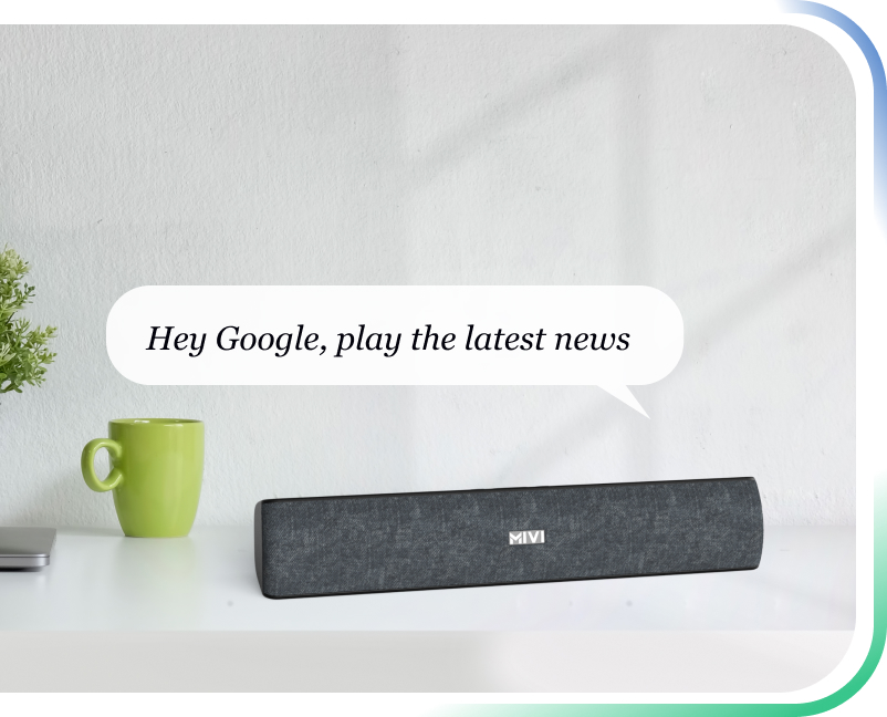 Fort 16 soundbar contains voice assistant