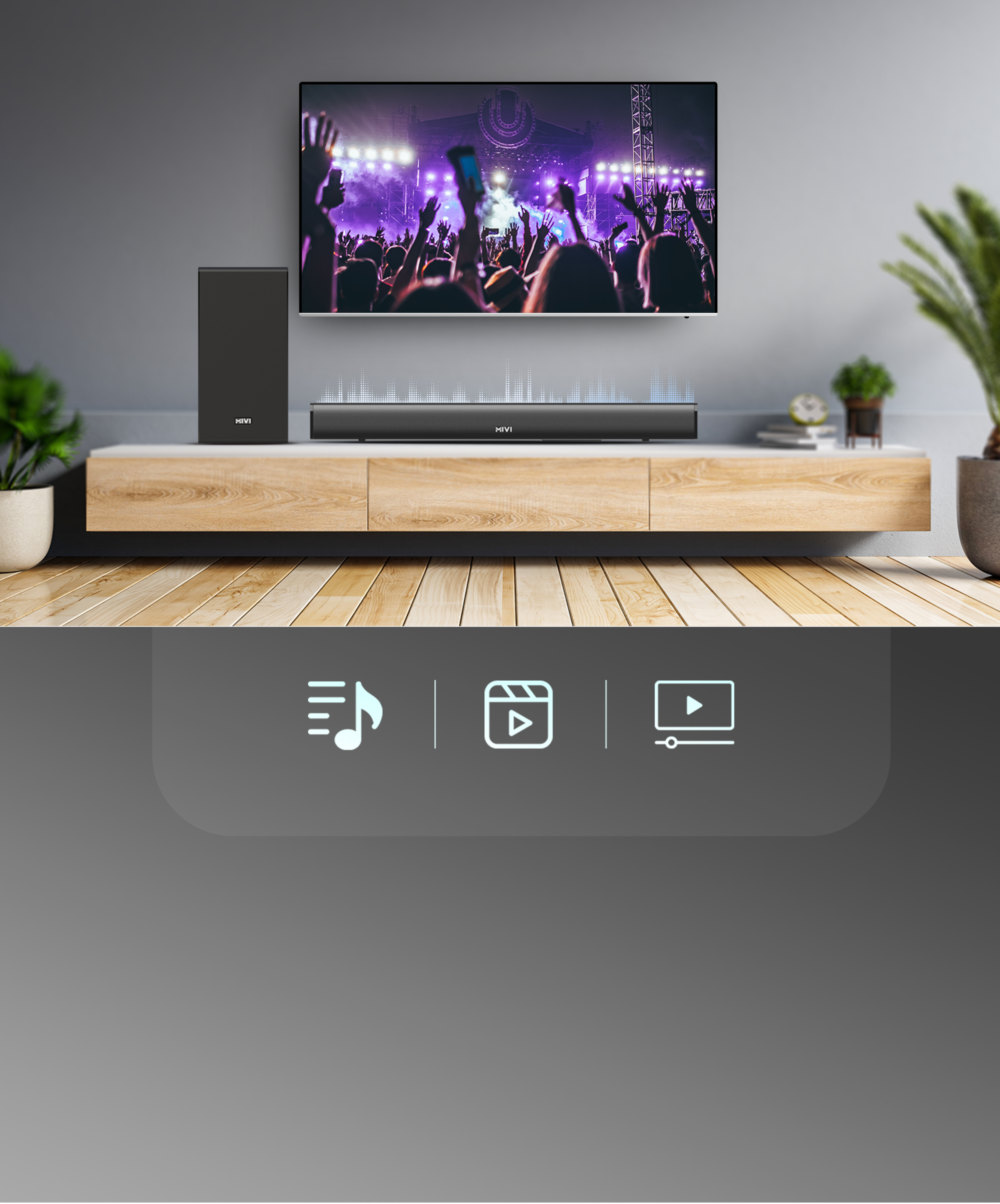 Soundbar Fort 200 for news