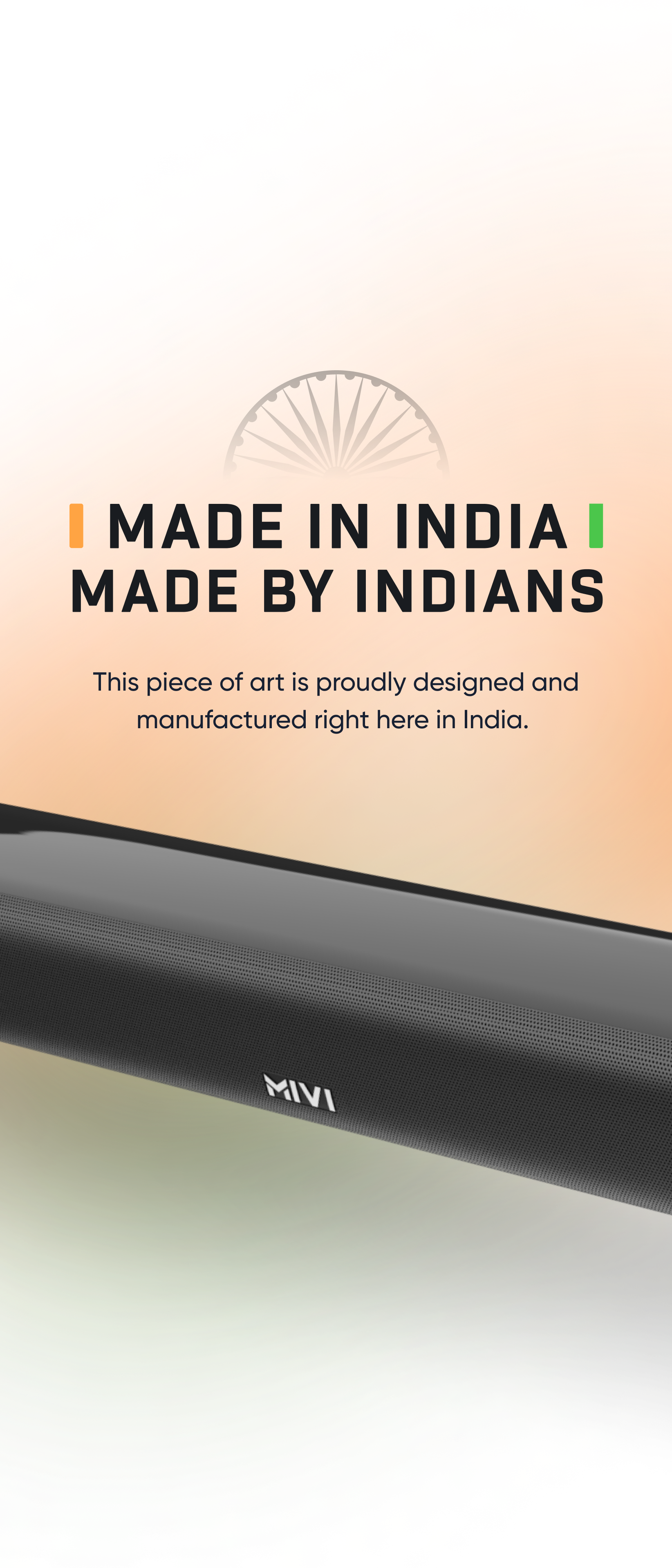 Soundbar Fort 60 is made in India product